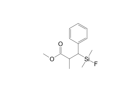 3-[fluoro(dimethyl)silyl]-2-methyl-3-phenyl-propionic acid methyl ester