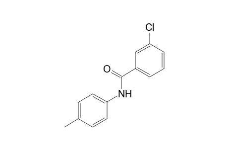 3-Chloro-N-(p-tolyl)benzamide