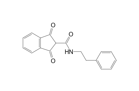 1,3-Dioxo-N-(2'-phenylethyl)-2-indancarboxamide