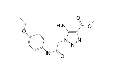 methyl 5-amino-1-[2-(4-ethoxyanilino)-2-oxoethyl]-1H-1,2,3-triazole-4-carboxylate