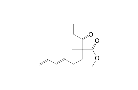 (5E)-2-methyl-2-(1-oxopropyl)octa-5,7-dienoic acid methyl ester