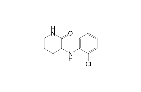 3-[N-(2-Chlorophenyl)amino]piperidin-2-one