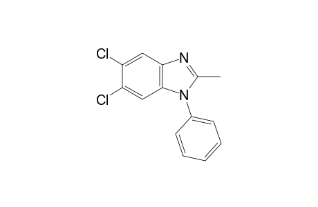 5,6-dichloro-2-methyl-1-phenylbenzimidazole