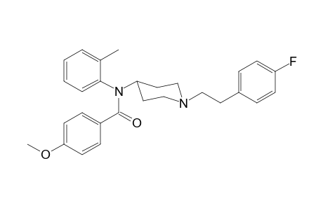 N-(1-[2-(4-Fluorophenyl)ethyl]piperidin-4-yl)-4-methoxy-N-2-methylphenylbenzamide