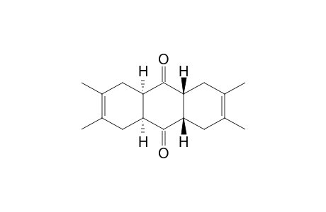 9,10-Anthracenedione, 1,4,4a,5,8,8a,9a,10a-octahydro-2,3,6,7-tetramethyl-, (4a.alpha.,8a.beta.,9a.alpha.,10a.beta.)-