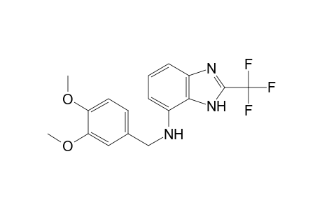 1H-1,3-Benzimidazol-7-amine, N-[(3,4-dimethoxyphenyl)methyl]-2-(trifluoromethyl)-