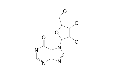 7.beta.-D-Ribofuranosyl-hypoxanthine