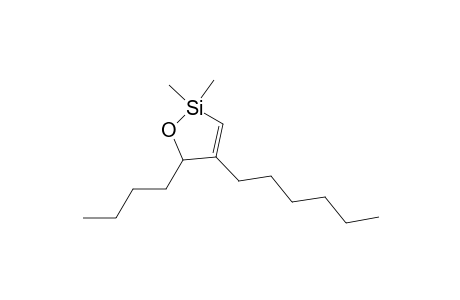 1-Oxa-2-silacyclopent-3-ene, 5-butyl-4-hexyl-2,2-dimethyl-