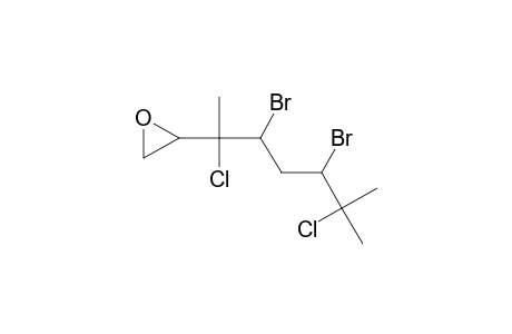 4,6-DIBROMO-3,7-DICHLORO-3,7-DIMETHYL-1,2-EPOXYOCTANE