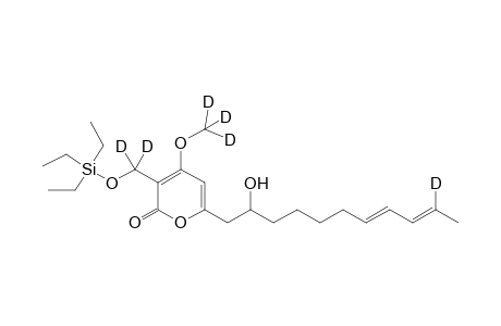 3-(Triethylsilyloxy[D2]methyl)-6-[(7E,9E)-2-hydroxy[10-D]undeca-7,9-dienyl]-4-[D3]methoxy-2H-pyran-2-one