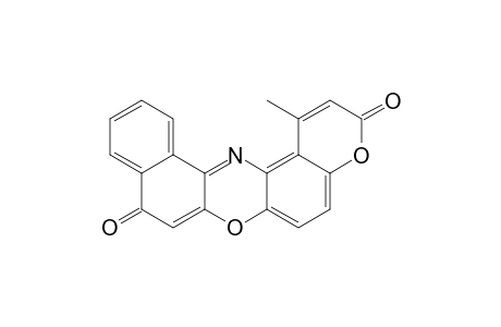 1-Methyl-3H,9H-benzo[a]pyrano[2,3-j]phenoxazine-3,9-dione