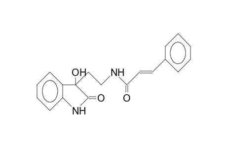3-(2-(trans-Cinnamoylamino)-ethyl)-3-hydroxyindolin-2-one