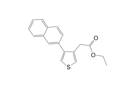 Ethyl 2-(4-(naphthalen-2-yl)thiophen-3-yl)acetate