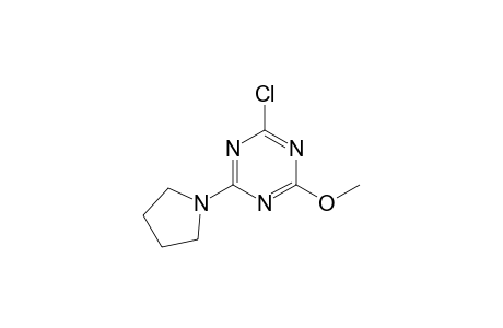 2-Chloro-4-methoxy-6-(1-pyrrolidinyl)-1,3,5-triazine