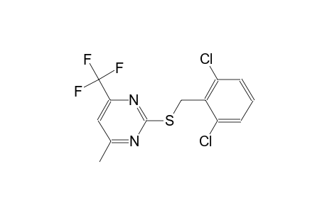 2-[(2,6-dichlorobenzyl)sulfanyl]-4-methyl-6-(trifluoromethyl)pyrimidine