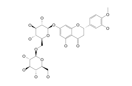 HESPERETIN-7-O-[6-O-(BETA-D-GLUCOPYRANOSYL)]-BETA-D-GLUCOPYRANOSIDE;BETA-GENTIOBIOSIDE