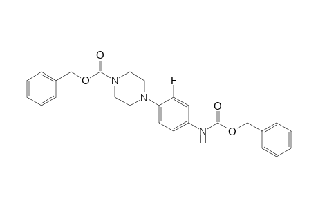 N-Carbobenzoxy-3-fluoro-4-(N-carbobenzoxypiperazinyl)aniline
