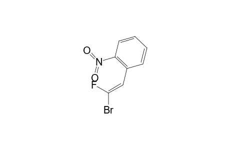 1-BROMO-1-FLUORO-2-(ORTHO-NITROPHENYL)-ETHENE;TRANS-ISOMER