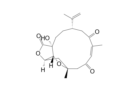 2,14-Methanofuro[3,4-b]oxacyclotridecin-4,7,12(8H)-trione, 2,3,9,10,11,11a,14,14a-octahydro-11a-hydroxy-2,6-dimethyl-9-(1-methylethenyl)-, (2R*,5Z,9S*,11aR*,14R*,14aR*)-(+)-