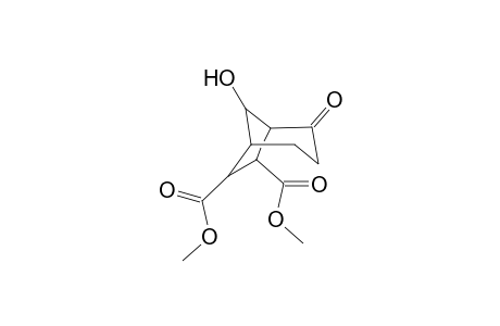 Bicyclo[3.2.1]octane-6,7-dicarboxylic acid, 8-hydroxy-2-oxo-, dimethyl ester, (6-exo,7-endo,8-anti)-(.+-.)-