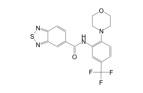 N-[2-(4-morpholinyl)-5-(trifluoromethyl)phenyl]-2,1,3-benzothiadiazole-5-carboxamide