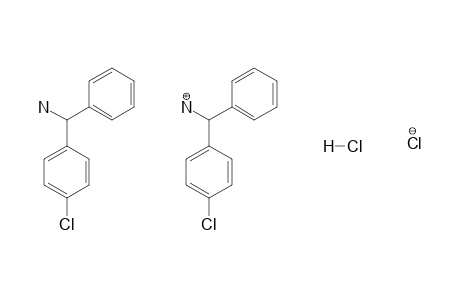 1-(p-chlorophenyl)-1-phenylmethylamine, hydrochloride