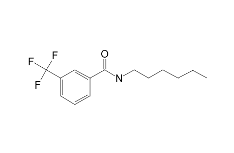 Benzamide, 3-(trifluoromethyl)-N-hexyl-