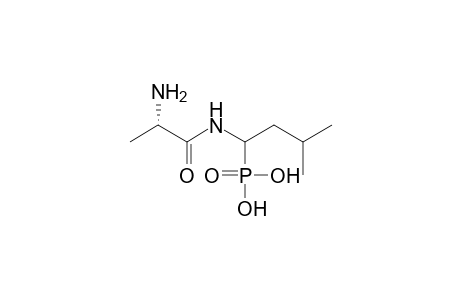 L-1-(2-aminopropionamido)-DL-3-methyl-1-butanephosphonic acid