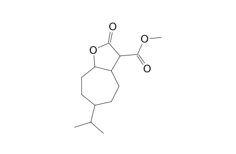 3-Carbomethoxy-6-isopropyl-1-oxa-3,3a,4,5,6,7,8,8a-octahydroazulen-2(1h)-one