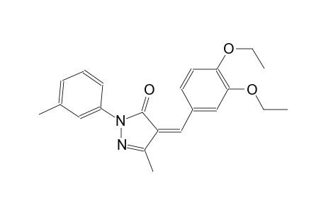 (4Z)-4-(3,4-diethoxybenzylidene)-5-methyl-2-(3-methylphenyl)-2,4-dihydro-3H-pyrazol-3-one