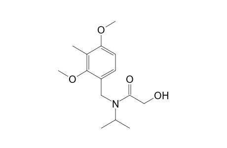 2-Hydroxy-N-iso-propyl-(2,4-dimethoxy-3-methylbenzyl)acetamide