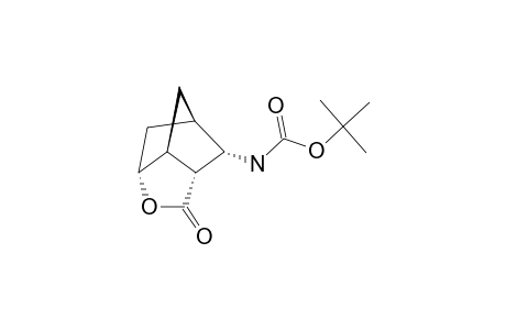 (1R*,3R*,6R*,7R*,9S*)-9-TERT.-BUTOXYCARBONYLAMINO-4-OXATRICYCLO-[4.2.1.0(3,7)]-NONAN-5-ONE