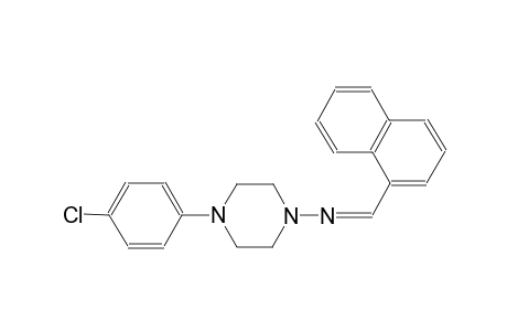 1-piperazinamine, 4-(4-chlorophenyl)-N-(1-naphthalenylmethylene)-