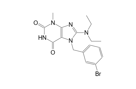 7-(3-bromobenzyl)-8-(diethylamino)-3-methyl-3,7-dihydro-1H-purine-2,6-dione