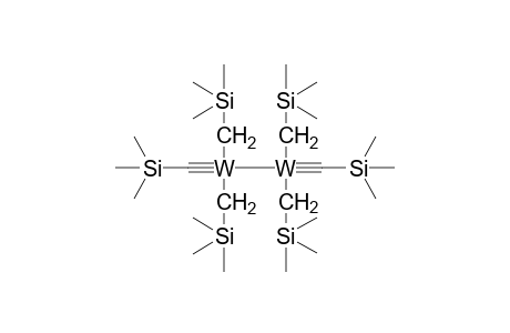 W2(CSIME3)2(CH2SIME3)4