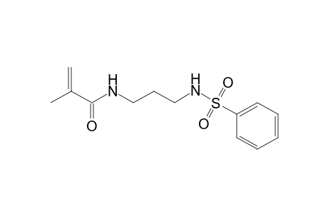 2-Propenamide, 2-methyl-N-[3-[(phenylsulfonyl)amino]propyl]-