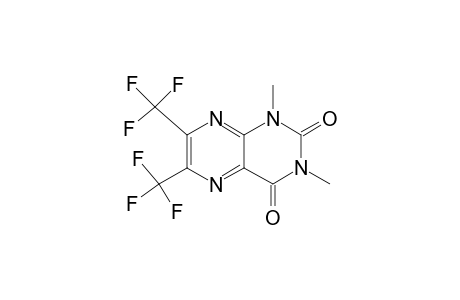2,4(1H,3H)-Pteridinedione, 1,3-dimethyl-6,7-bis(trifluoromethyl)-