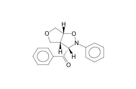 2-PHENYL-EXO-3-BENZOYLTETRAHYDROFURANO[3,4-D]ISOXAZOLIDINE