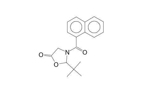 2-tert-Butyl-3-(1-naphthoyl)-1,3-oxazolidin-5-one