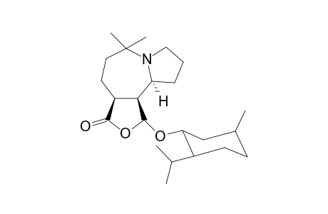 3-Menthyloxy-8,8-dimethyl-2(5H)furano[3,4-h]perhydroazaazuleneone