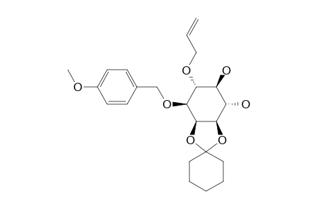 (-)-6-O-ALLYL-1-O-(PARA-METHOXYBENZYL)-2,3-DI-O-CYCLOHEXYLIDENE-MYO-INOSITOL
