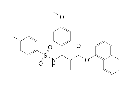 .alpha.-Naphthyl 2-[(4-Methoxyphenyl)-(toluene-4-sulfonylamino)methyl]acrylate