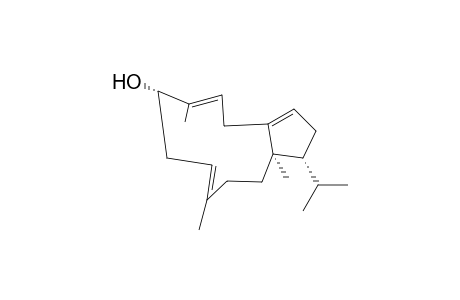 7-Cyclopentacycloundecenol, 1,2,4,7,8,11,12,12a-octahydro-6,10,12a-trimethyl-1-(1-methylethyl)-, (1R*,5E,7S*,9E,12aR*)-(+)-