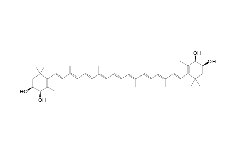 (1S,2R)-3,5,5-trimethyl-4-[(1E,3E,5E,7E,9E,11E,13E,15E,17E)-3,7,12,16-tetramethyl-18-[(3R,4S)-2,6,6-trimethyl-3,4-bis(oxidanyl)cyclohexen-1-yl]octadeca-1,3,5,7,9,11,13,15,17-nonaenyl]cyclohex-3-ene-1,2-diol