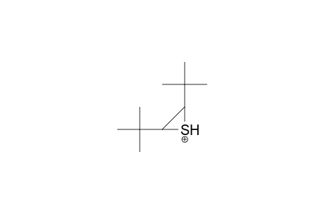 cis-2,3-Di-tert-butyl-thiironium cation