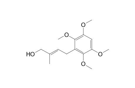 (E)-2-methyl-4-(2,3,5,6-tetramethoxyphenyl)-2-buten-1-ol