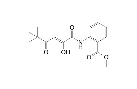 Methyl (N-pivaloyl-pyruvoyl)anthranilate