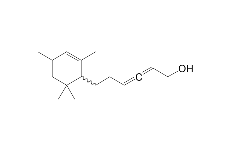 4-Methyl-6-(2',6',6'-trimethylcyclohex-2'-en-1'-yl)hexa-2,3-dien-1-ol