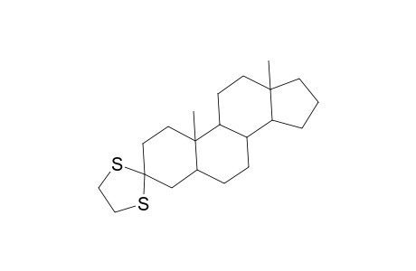 Androstan-3-one, cyclic 1,2-ethanediyl mercaptole, (5.alpha.)-