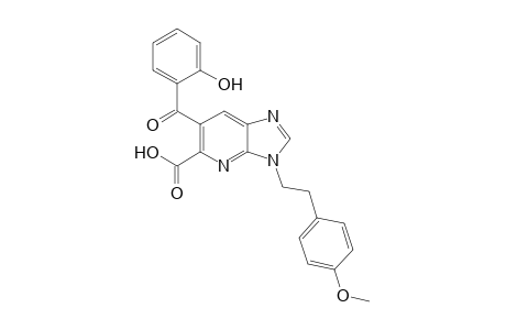 3-(4-Methoxyphenethyl)-6-(2-hydroxybenzoyl)-3H-imidazo[4,5-b]pyridine-5-carboxylic acid